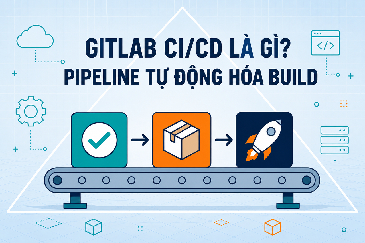 GitLab CI/CD là gì? Pipeline tự động hóa build, test và deploy