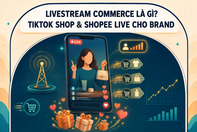 Livestream Commerce Là Gì? TikTok Shop & Shopee Live Cho Brand
