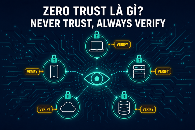 Zero Trust Là Gì? Mô Hình Bảo Mật 'Không Tin Tưởng Ai'